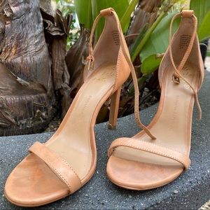Banana Republic Juliette Nude Leather Heels